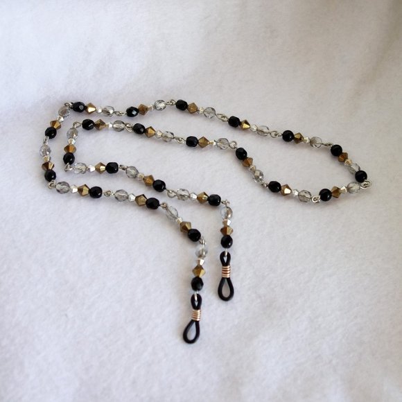 Designer Eyeglass Chain styled as Brooklyn TV Series Jeffords Eyeglass Necklace - Picture 4 of 4